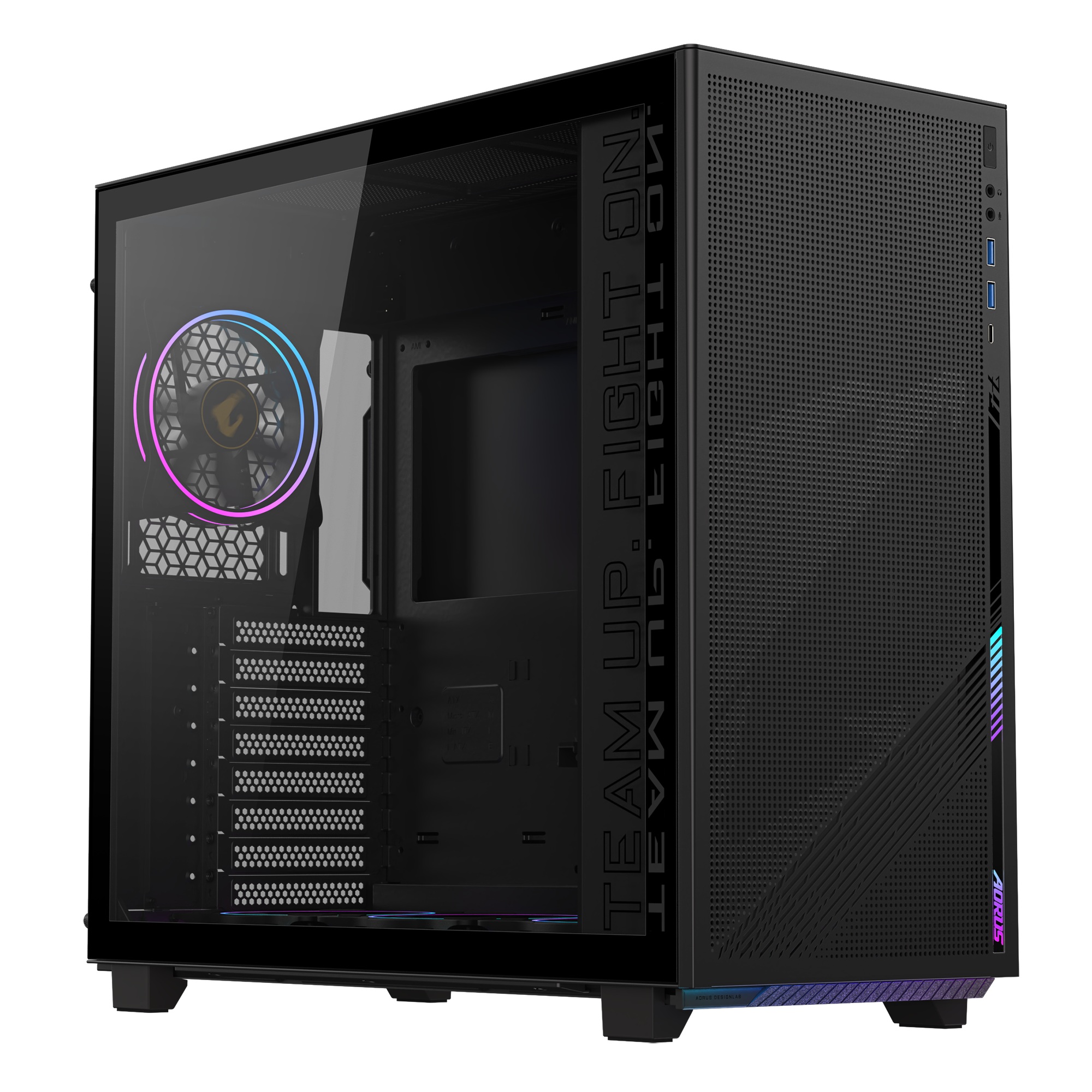 Alternative view of Gigabyte AORUS C400 GLASS